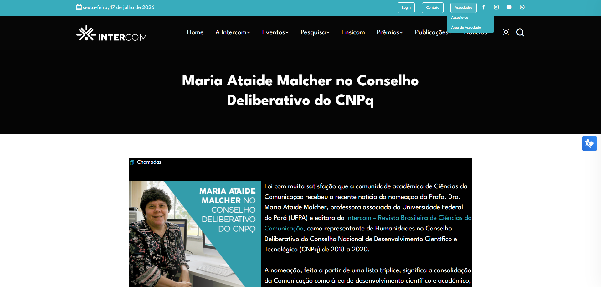Maria Ataide Malcher no Conselho Deliberativo do CNPq